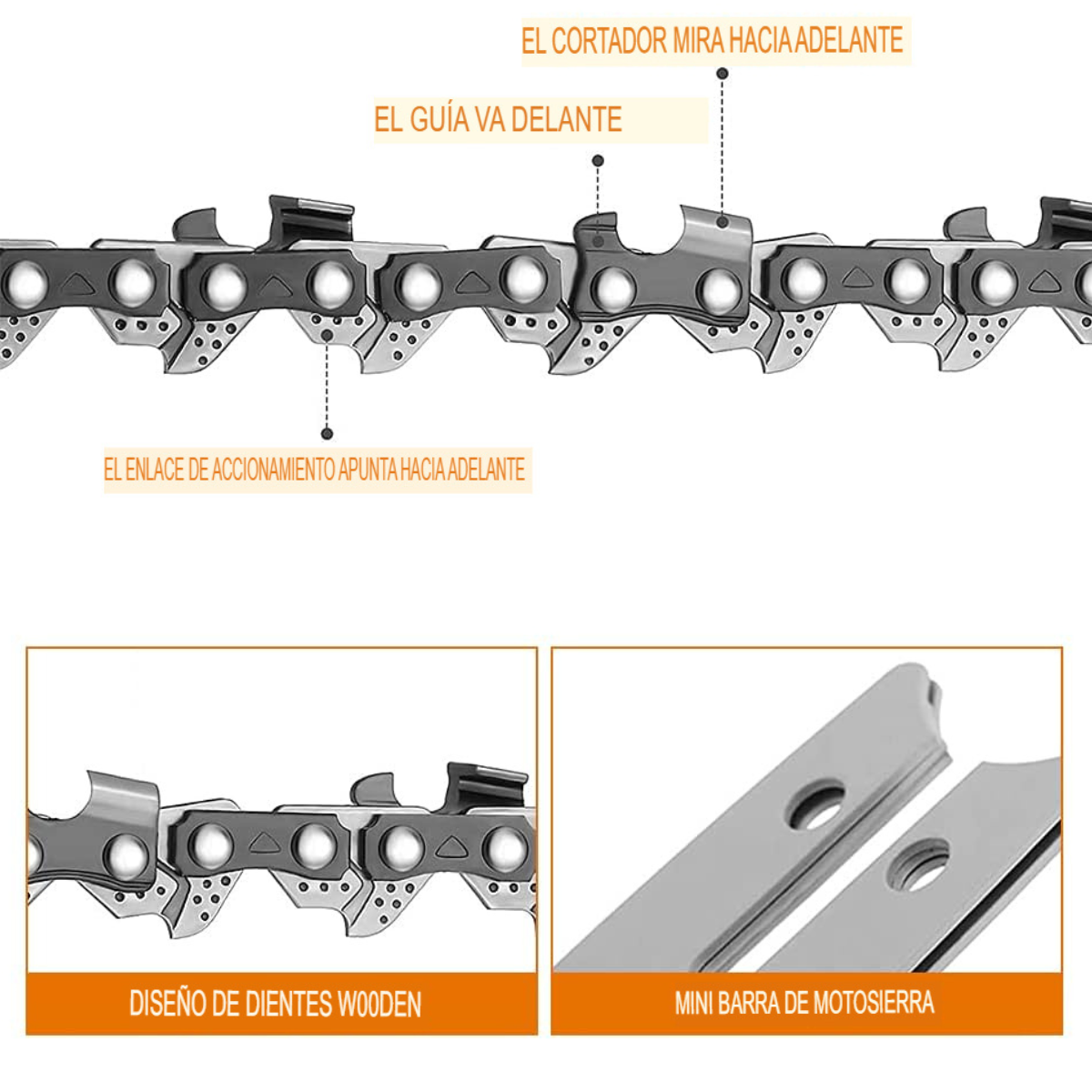 Cadena Para Mini Motosierra 6 Pulgadas