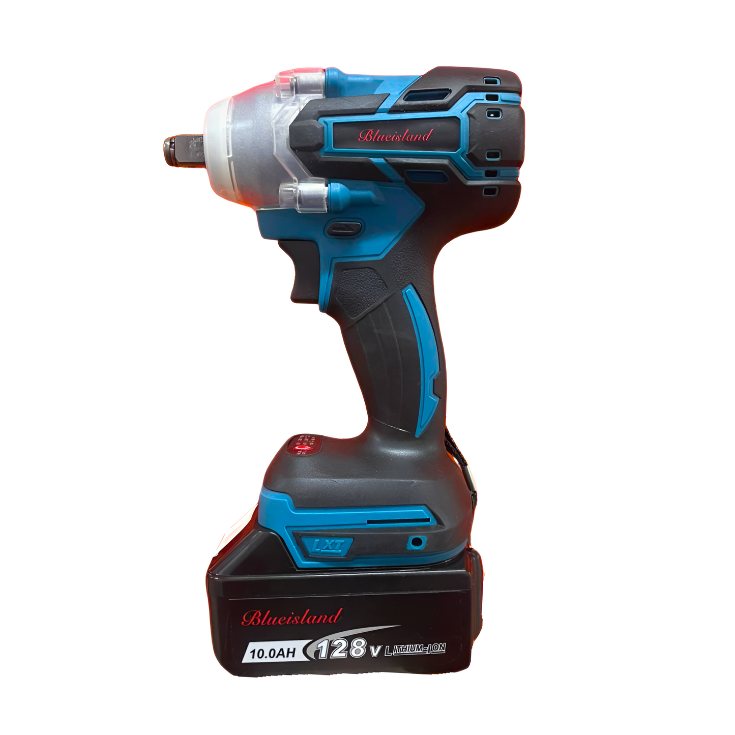 Llave de Impacto Inalámbrica + 2 Baterías 128V + Accesorios