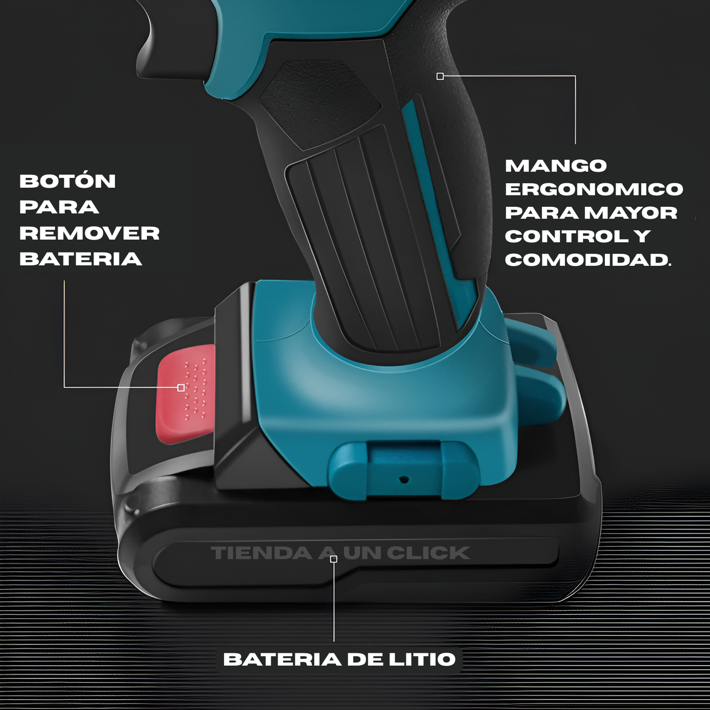 Taladro Inalámbrico TASBEL™ + 2 Baterías Litio 98V + Set Accesorios🎁