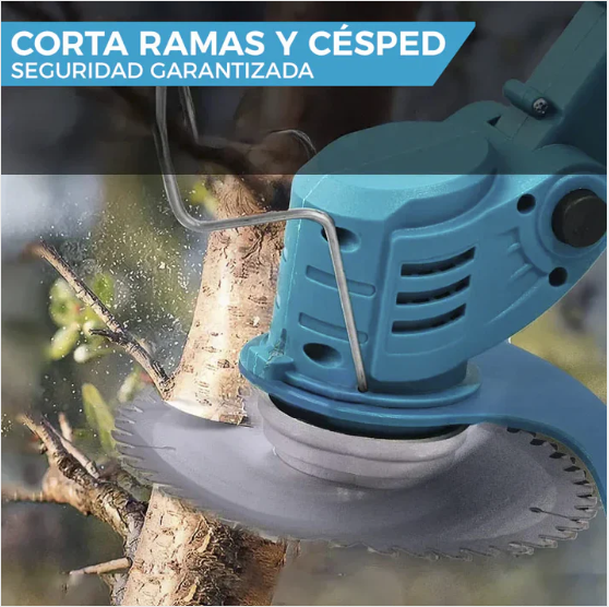 Cortadora Pasto Inalámbrica Tasbel™ con Batería Litio 98V🎁