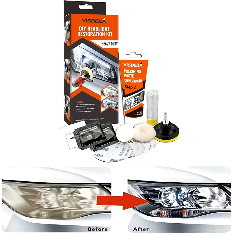 Restaurador de Foco de Autos Adaptado a Taladros