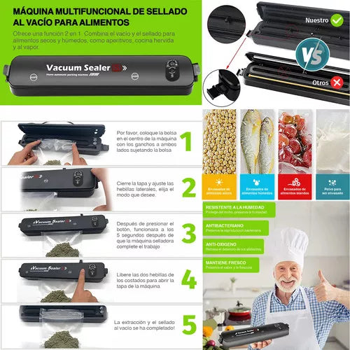 SELLADORA AL VACÍO Vacuum Sealer™