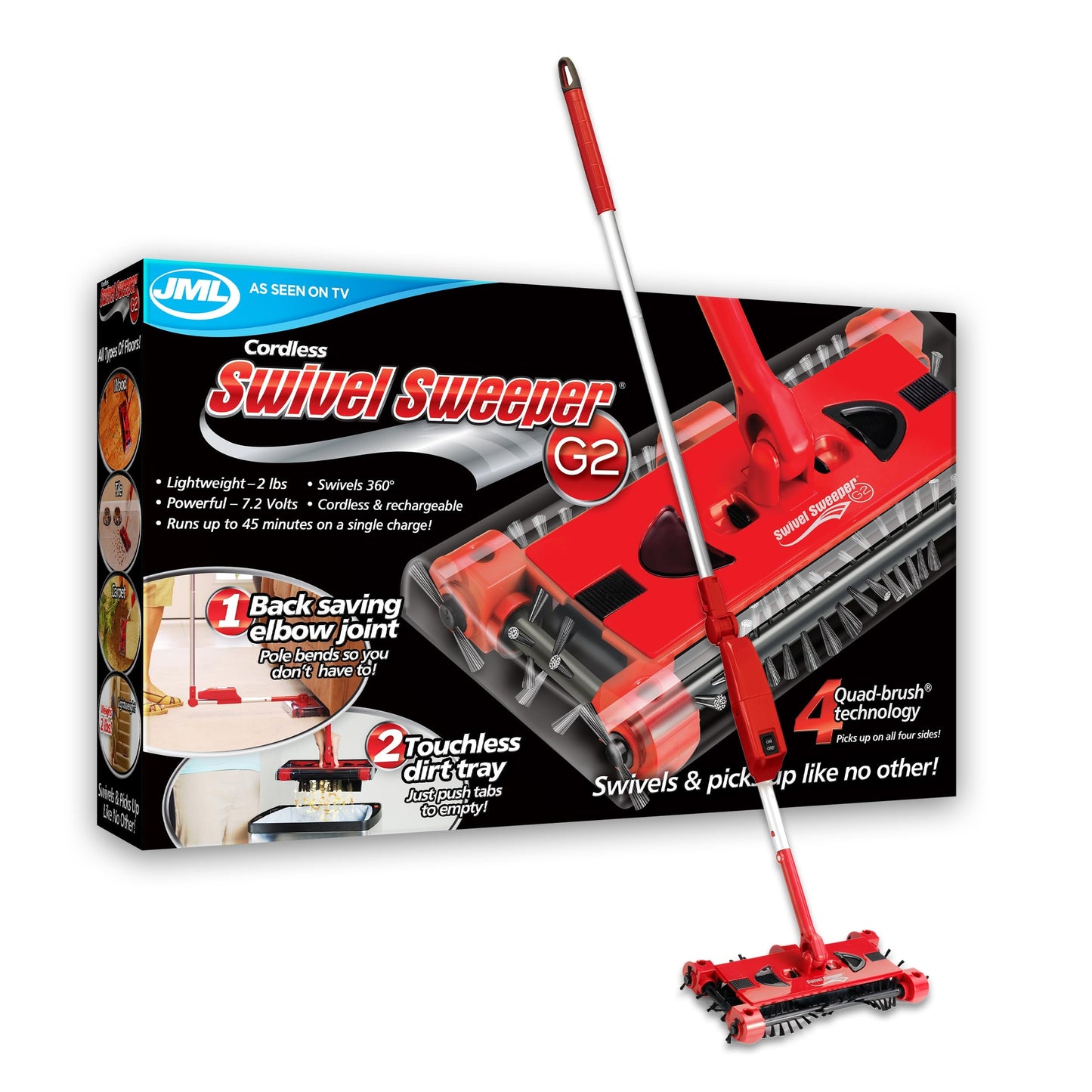 Swivel Sweeper™ Original ⚡ BARREDORA ELECTRICA