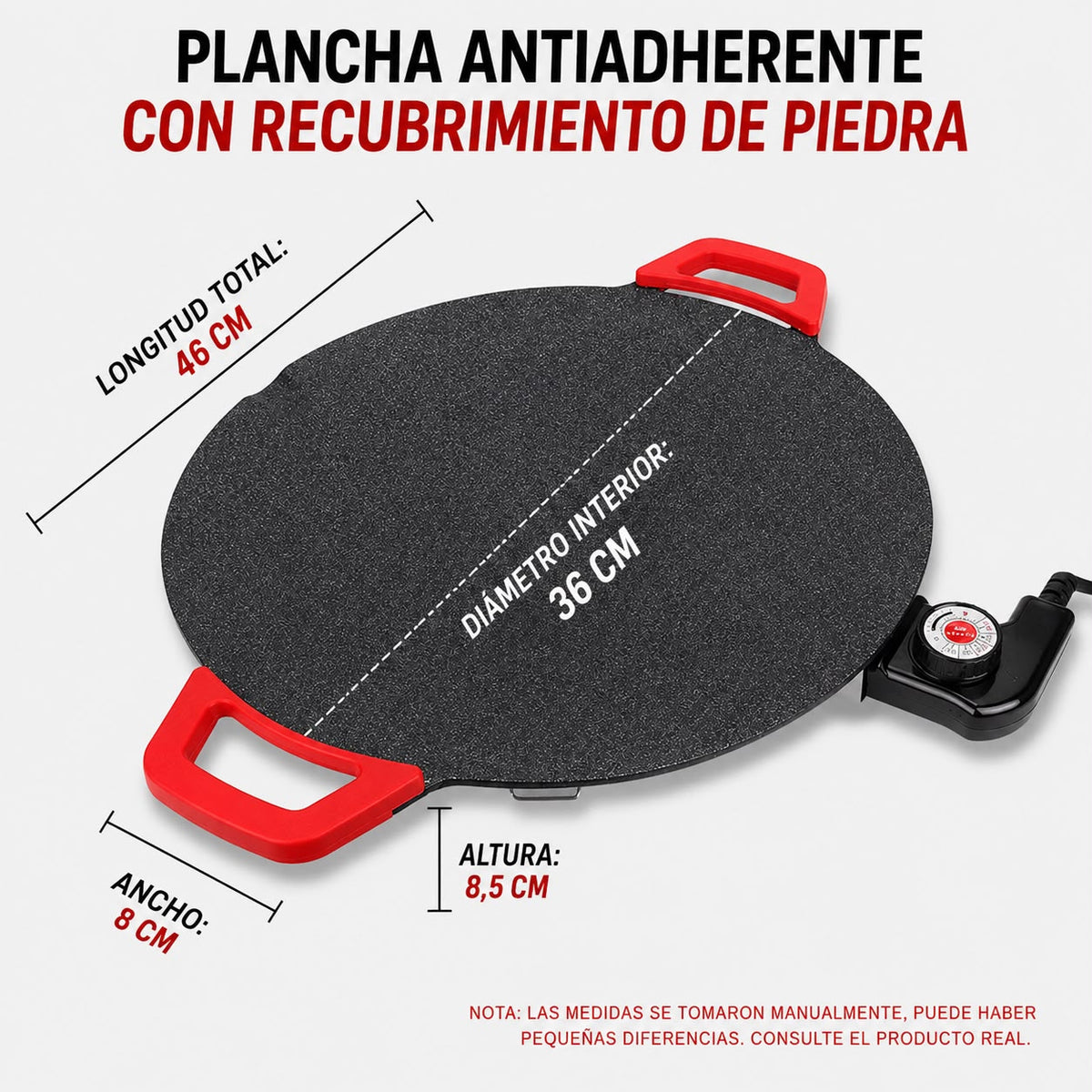 🔥Parrilla Eléctrica de 36 cm - Estilo Coreano