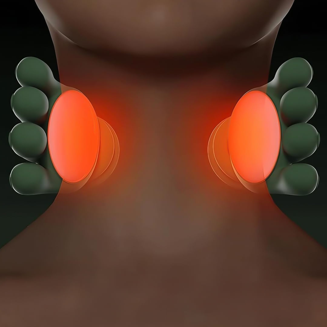 MASAJEADOR CERVICAL 4D HOMBROS Y CUELLO RECARGABLE