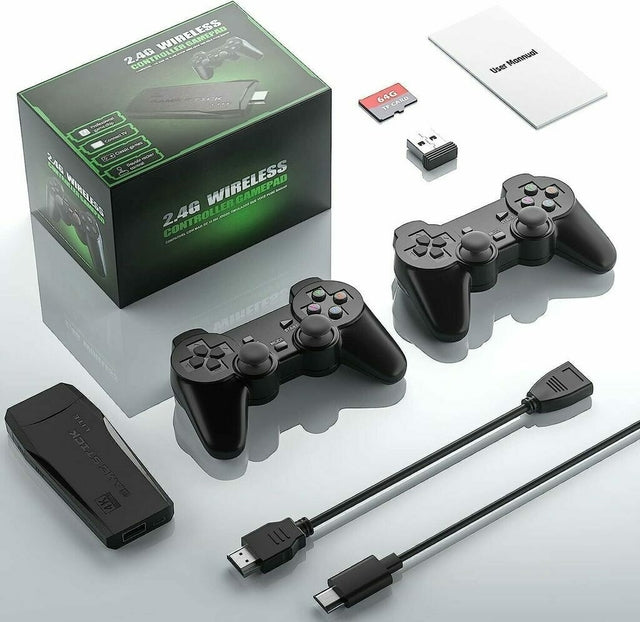 CONSOLA DE JUEGOS GAME STICK 4K 2.4 G