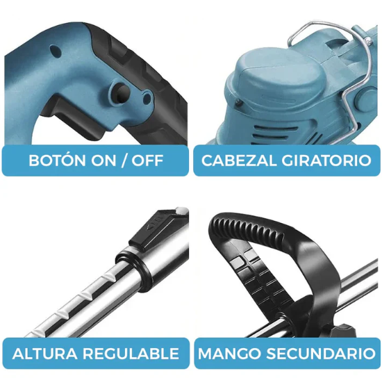 SmartCutter™ Cortadora Pasto Inalámbrica + 2 Batería Litio 48V🎁