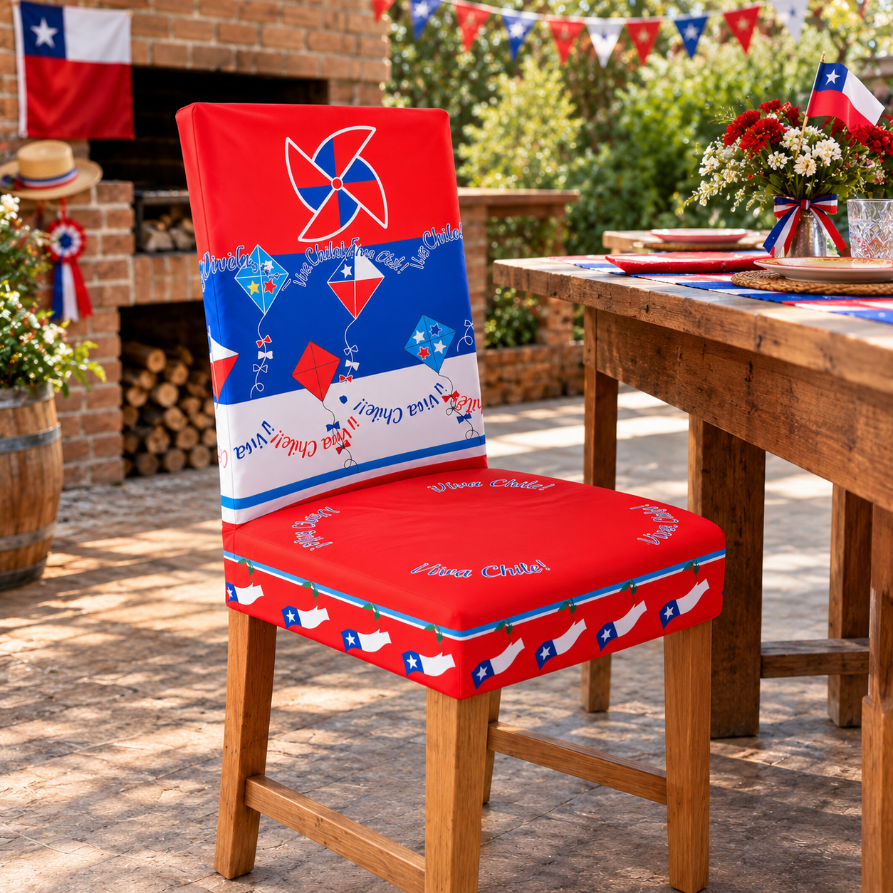 Pack 6 Fundas de Silla Fiestas Patrias