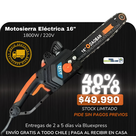 Motosierra Eléctrica 16" 1800W / 220V