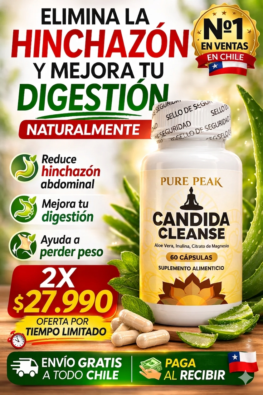 CANDIDA CLEANSE ORIGINAL 2x1🍄 -Limpieza intestinal profunda para reducir hinchazón y mejorar tu digestión