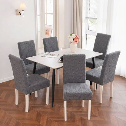6 Fundas Elásticas para Sillas de Comedor con Diseño