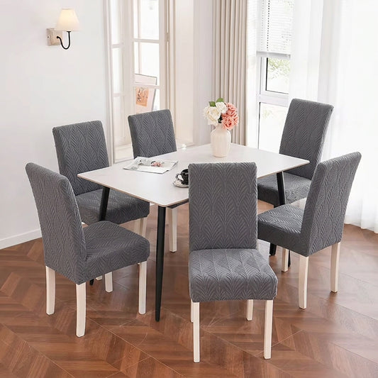 6 Fundas Elásticas para Sillas de Comedor con Diseño