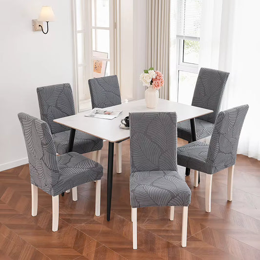 6 Fundas Elásticas para Sillas de Comedor con Diseño