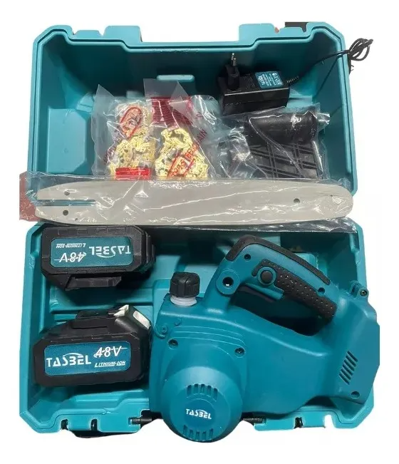Motosierra Inalámbrica 10" TASBEL™+ 2 Baterías de 48V + 2 Cadenas