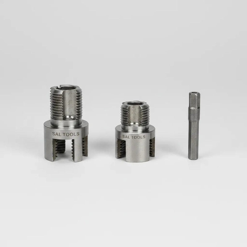 2 x Roscador Tubo PVC y PPR  1/2 Y 3/4 Adaptador de Taladro