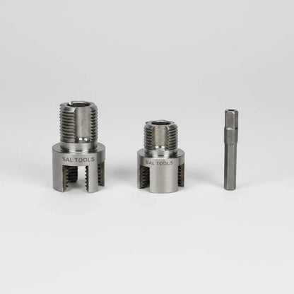 2 x Roscador Tubo PVC y PPR  1/2 Y 3/4 Adaptador de Taladro
