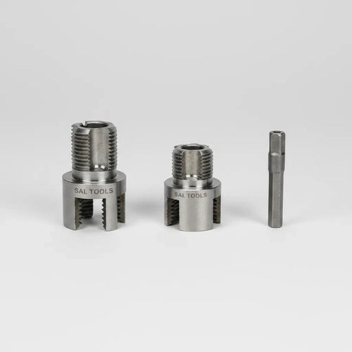 2 x Roscador Tubo PVC y PPR  1/2 Y 3/4 Adaptador de Taladro